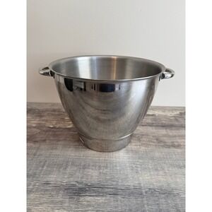Kenwood Chef Stainless Steel 4.6qt Mixer Bowl Twist Base Bayonet Mount UP-7M44